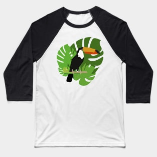 Abstract Toucan Baseball T-Shirt